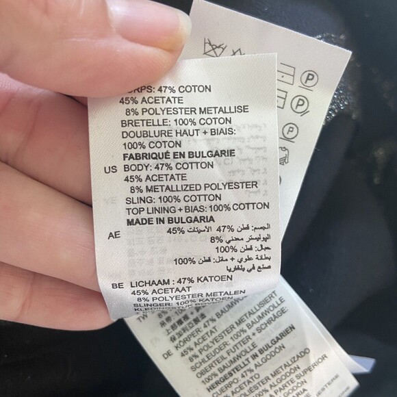 SANDRO Effie One Shoulder Ruffle Cocktail Party Dress Size 1 / US SMALL $495 - Picture 7 of 11